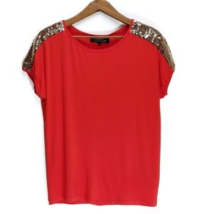HKR Collections | Annalisa Sequin Shoulder Top Small